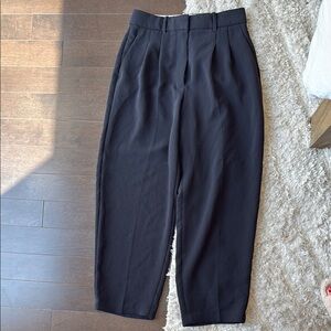 Aritzia Wilfred Black Dress Pants High-Waisted Tapered
